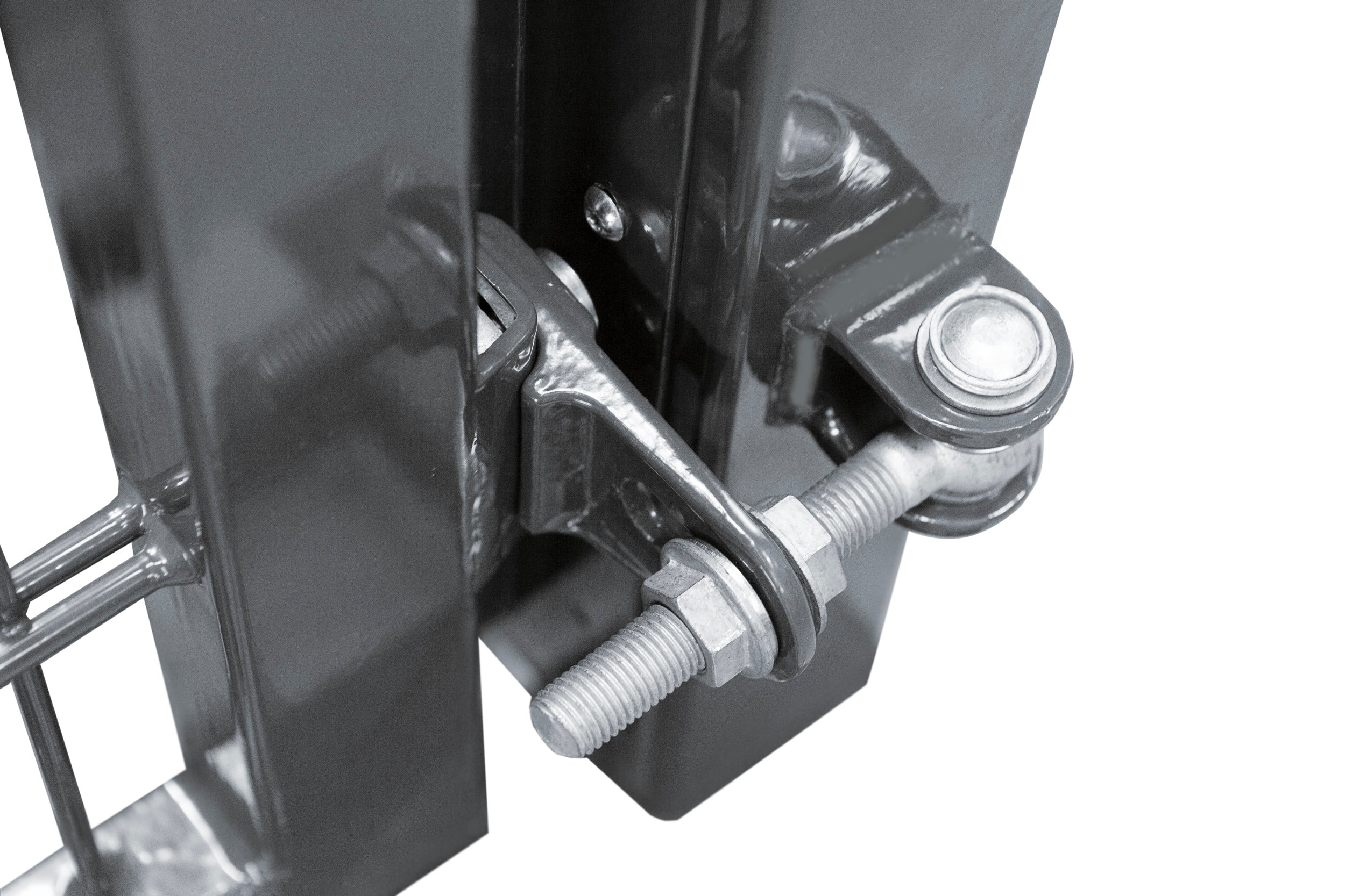 Flügeltor VarioGate Mono by Zaunpaket24, showcasing a single-leaf gate with a detailed view of its design and features.